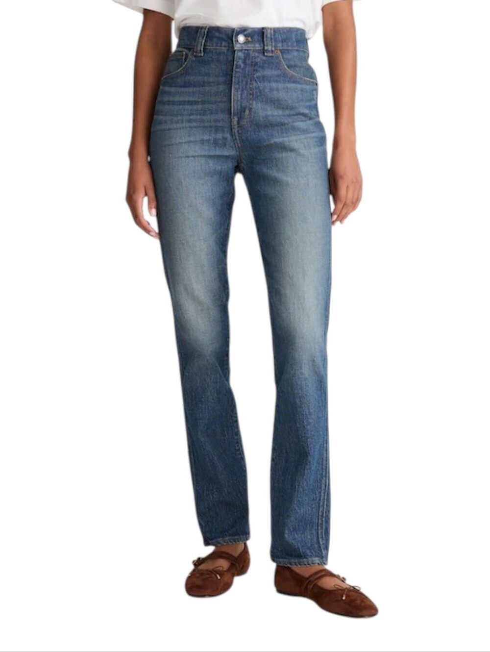 Madewell Perfect Vintage Blue Medium-Wash High-Rise Jeans